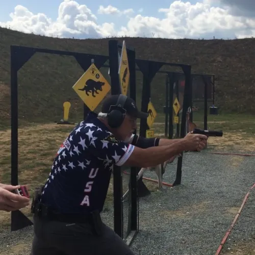 2017 IPSC World Shoot- Close-up of US Senior Team & SSA Team Member Jay Christy