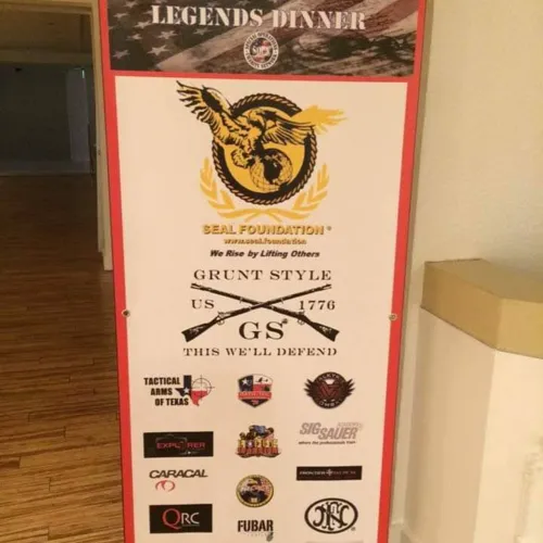 American Warrior Legends Night- Banner