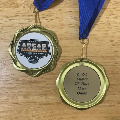 Area 5 Steel Challenge Medal- Mark Quinn, 2nd Master RFRO