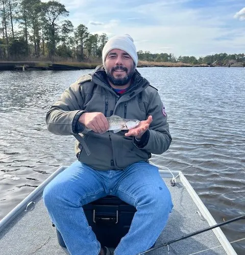 Ray with his first Catch