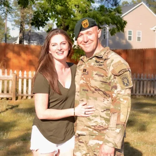 SOCN Donation Recipient- CPT Breanna Imperial & her Husband, CPT Imperial, 3rd SFGA