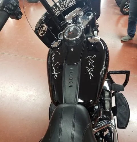 SOCN Sgt. Will Gardner Custom Harley Tank 