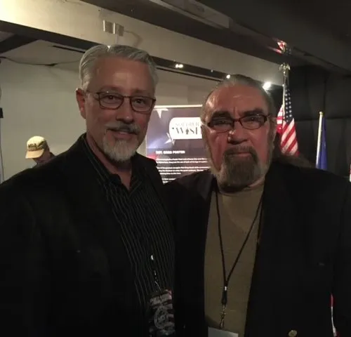 SOCN's Shooting Sports Ambassador CPT Jay Christy (ret) and Cmdr. Dick Marcinko (ret)