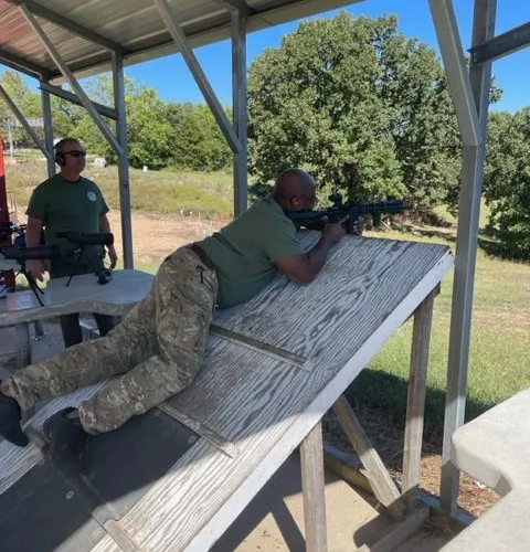 Todd coaching Gordon on the Simulated Roof Engagement- Sep 2022