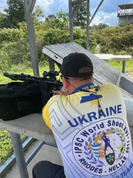 Mark on Rifle at the 600 Yard shooting Bench- Aug 2022