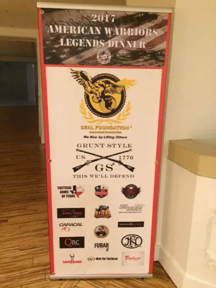 American Warrior Legends Night- Banner