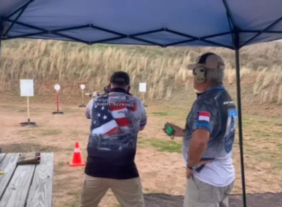 SOCN SSA Team Member Mark Quinn shooting Accelerator during the NC state Steel Match