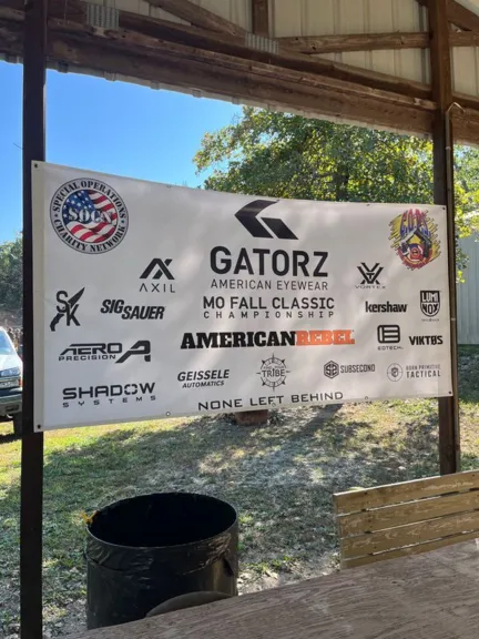 Gatorz MO Fall Classic Match Banner featuring all of the Sponsors- OCT 2024