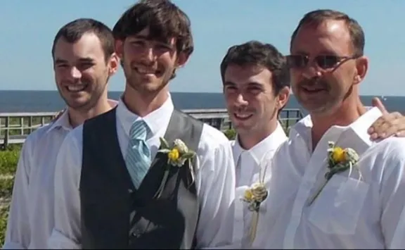 Jeff and the Boys-Adams Wedding