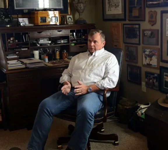 Gary during an Interview