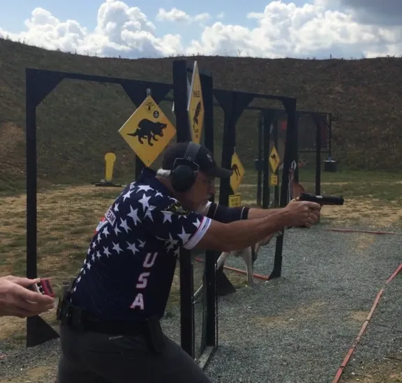 2017 IPSC World Shoot- Close-up of US Senior Team & SSA Team Member Jay Christy
