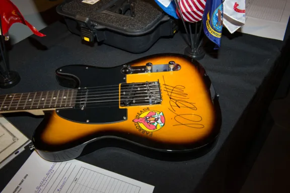 Custom Fender Stratocaster during Silent Auction