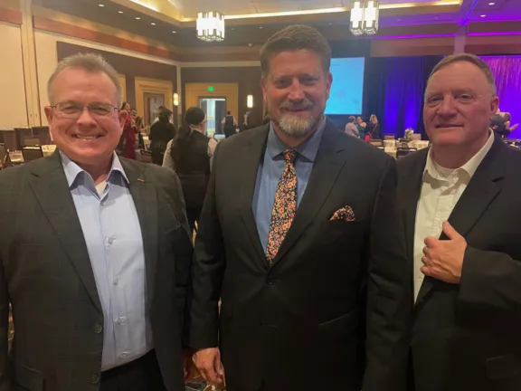 Mark Q, John L and Mark B at the