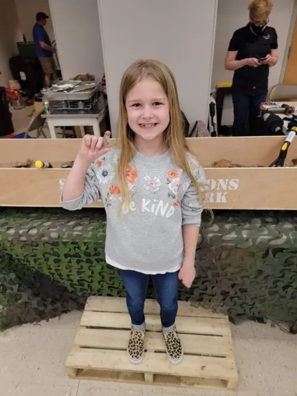 SOCN Mar21 Big Muddy Event- little girl finds arrowhead